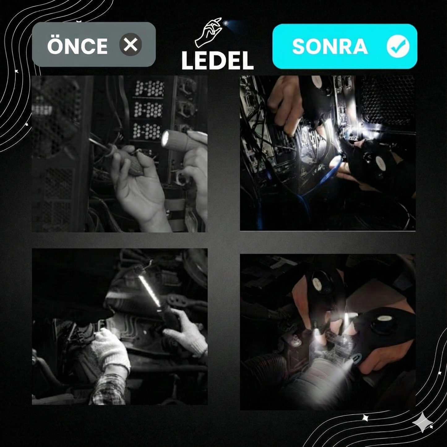 Ledel™ Led Eldiveni